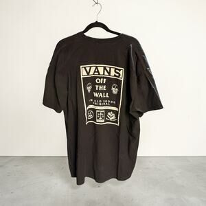 VANS Off the Wall Mens Old Skool Short Sleeved Tshirt - Black Size XX